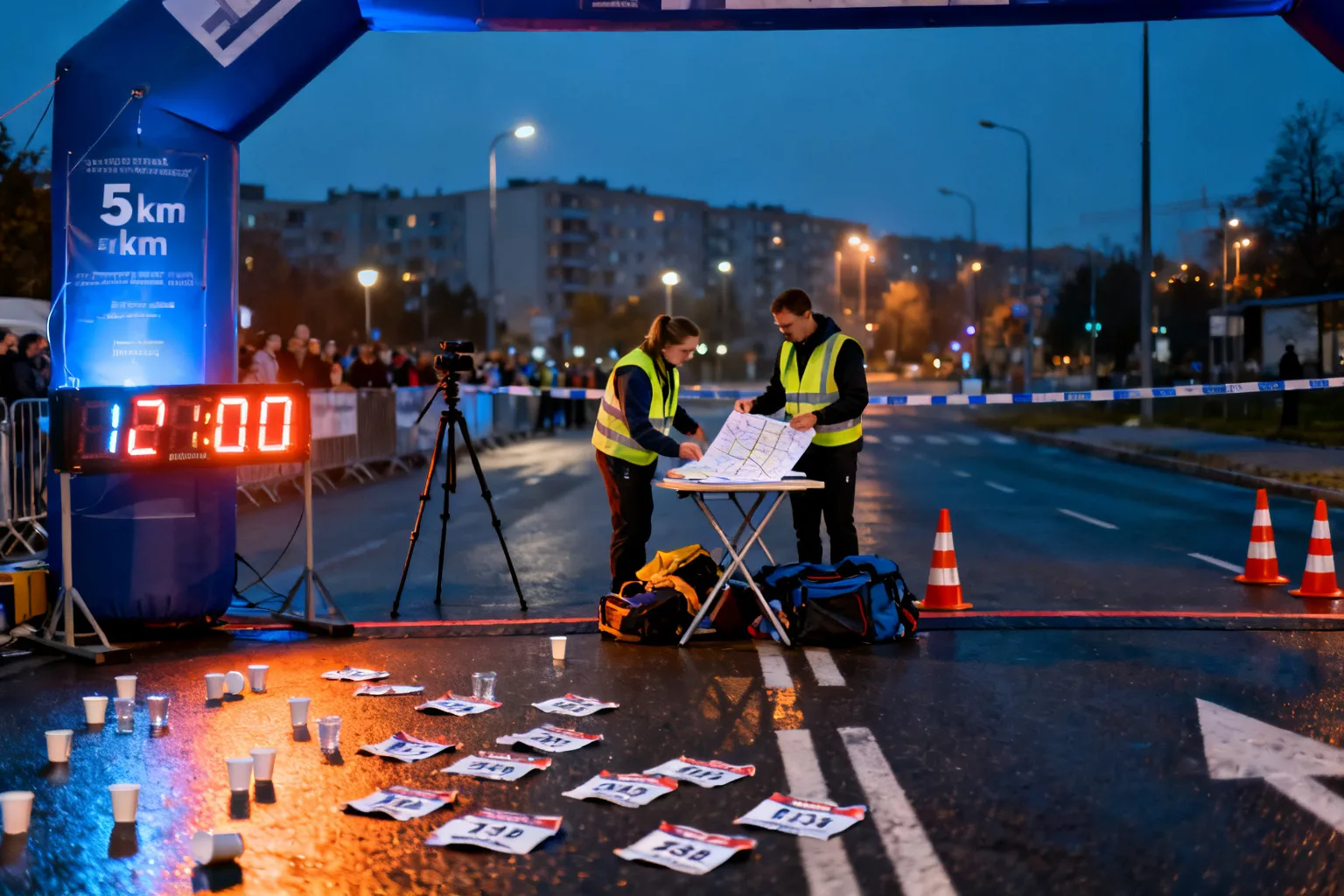 NightWave Wrocław wyniki 5 km — zwycięzcy i wątpliwości wokół trasy