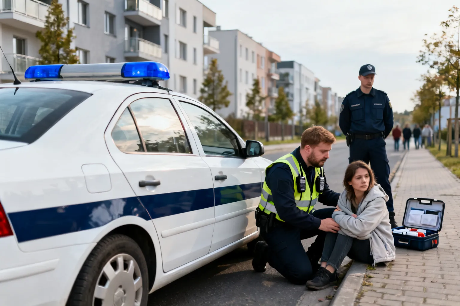 Dzielnicowy uratował 32-latkę na Swojczycach