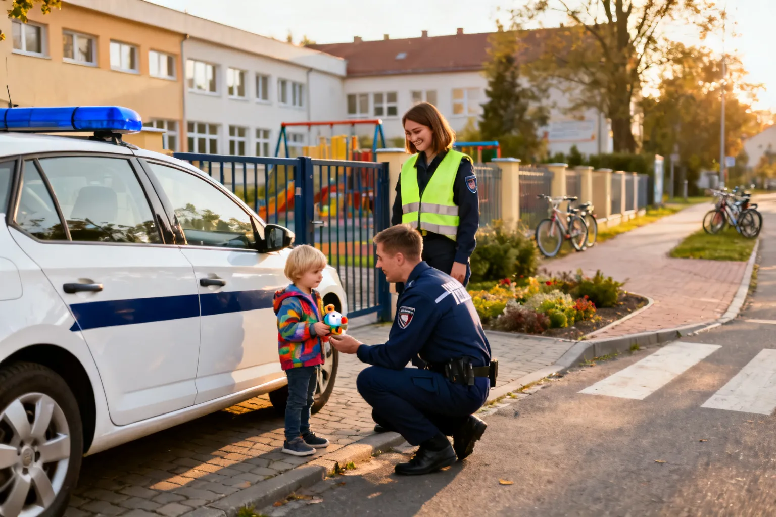 Policjanci odwiedzili szkołę specjalną i przedszkole we Wrocławiu