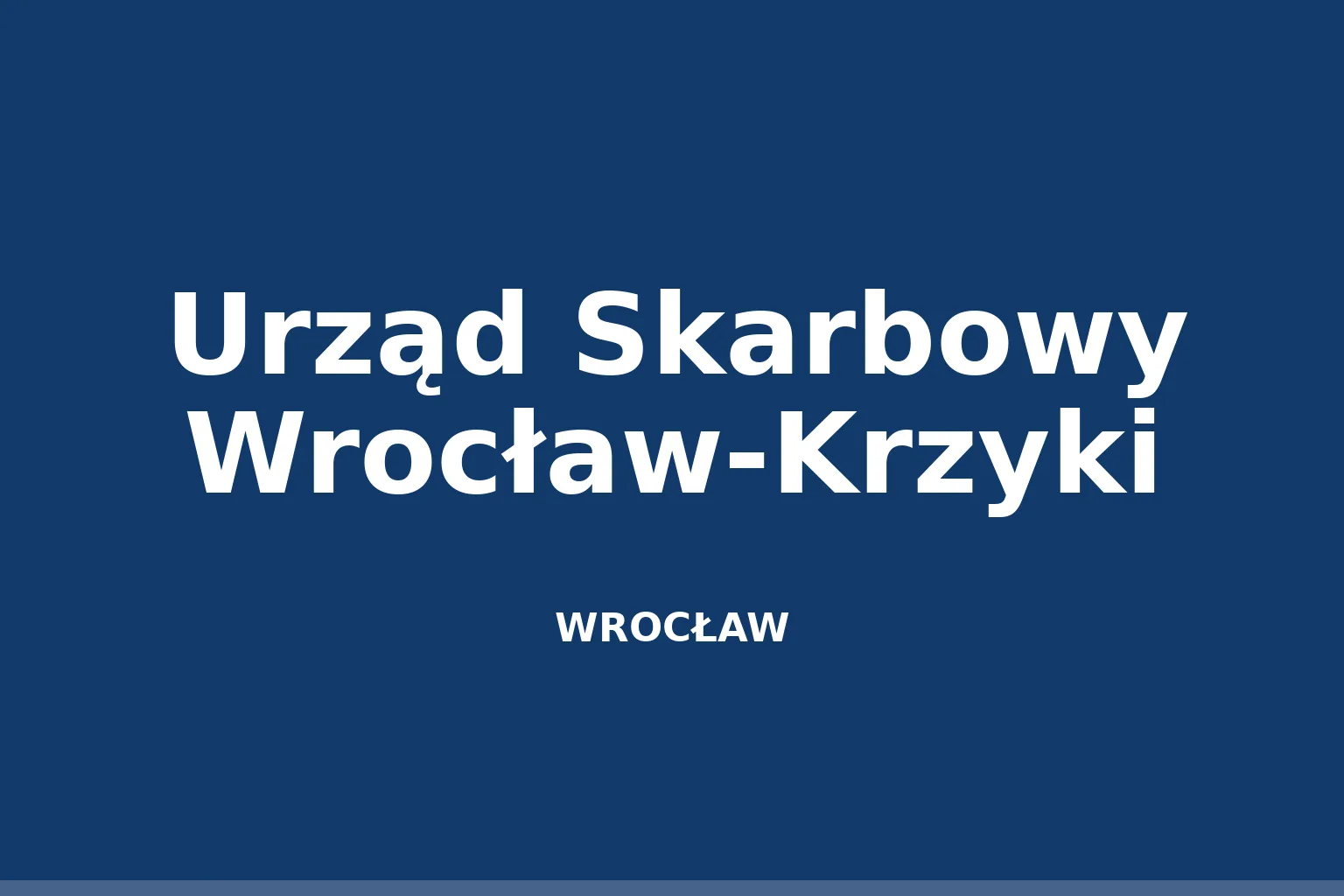 Urząd Skarbowy Wrocław-Krzyki