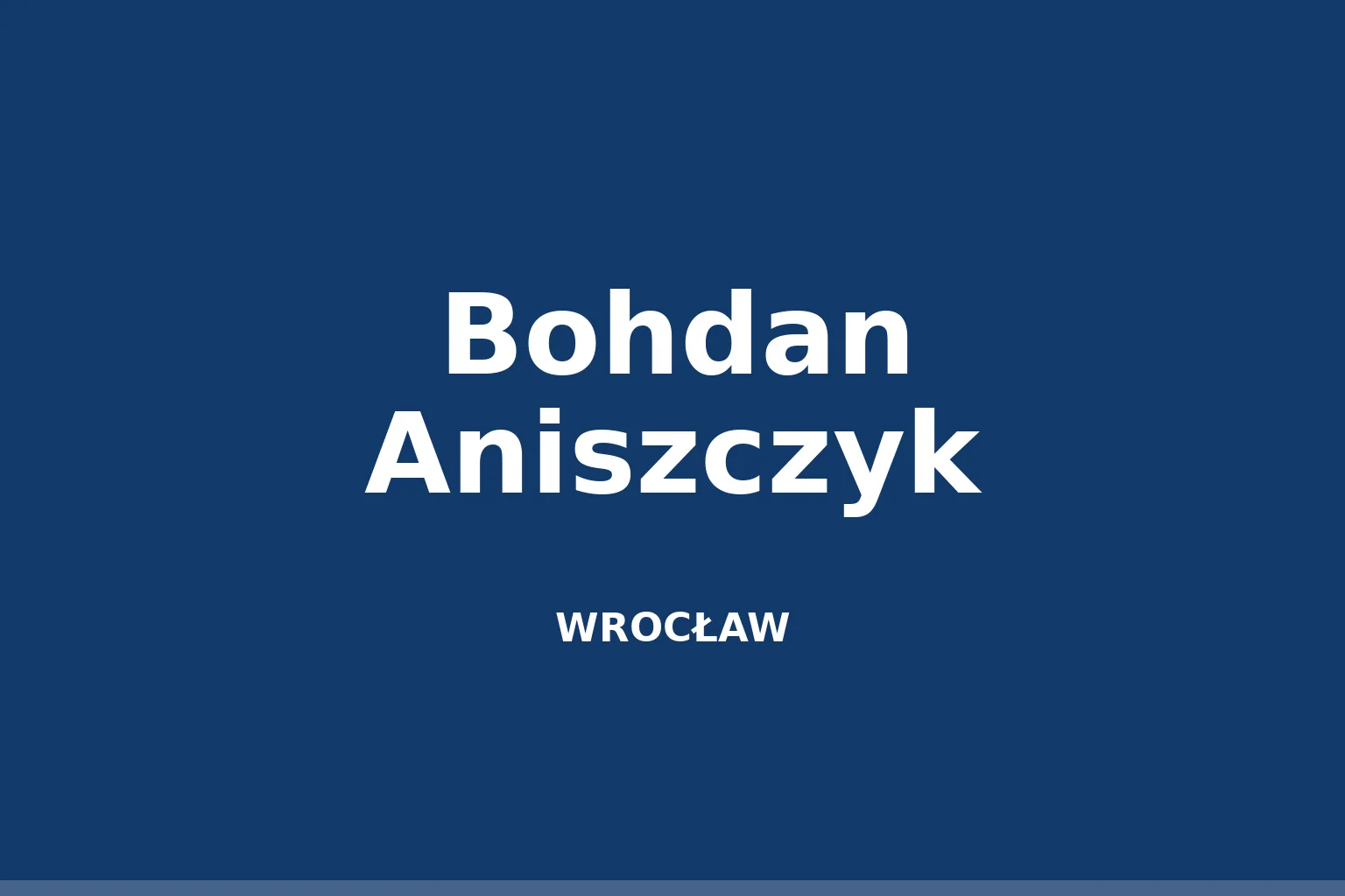 Bohdan Aniszczyk