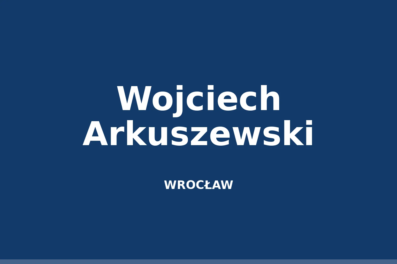 Wojciech Arkuszewski