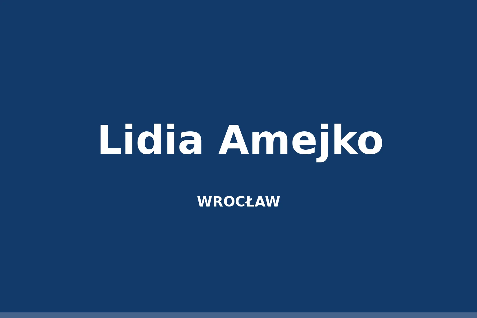 Lidia Amejko