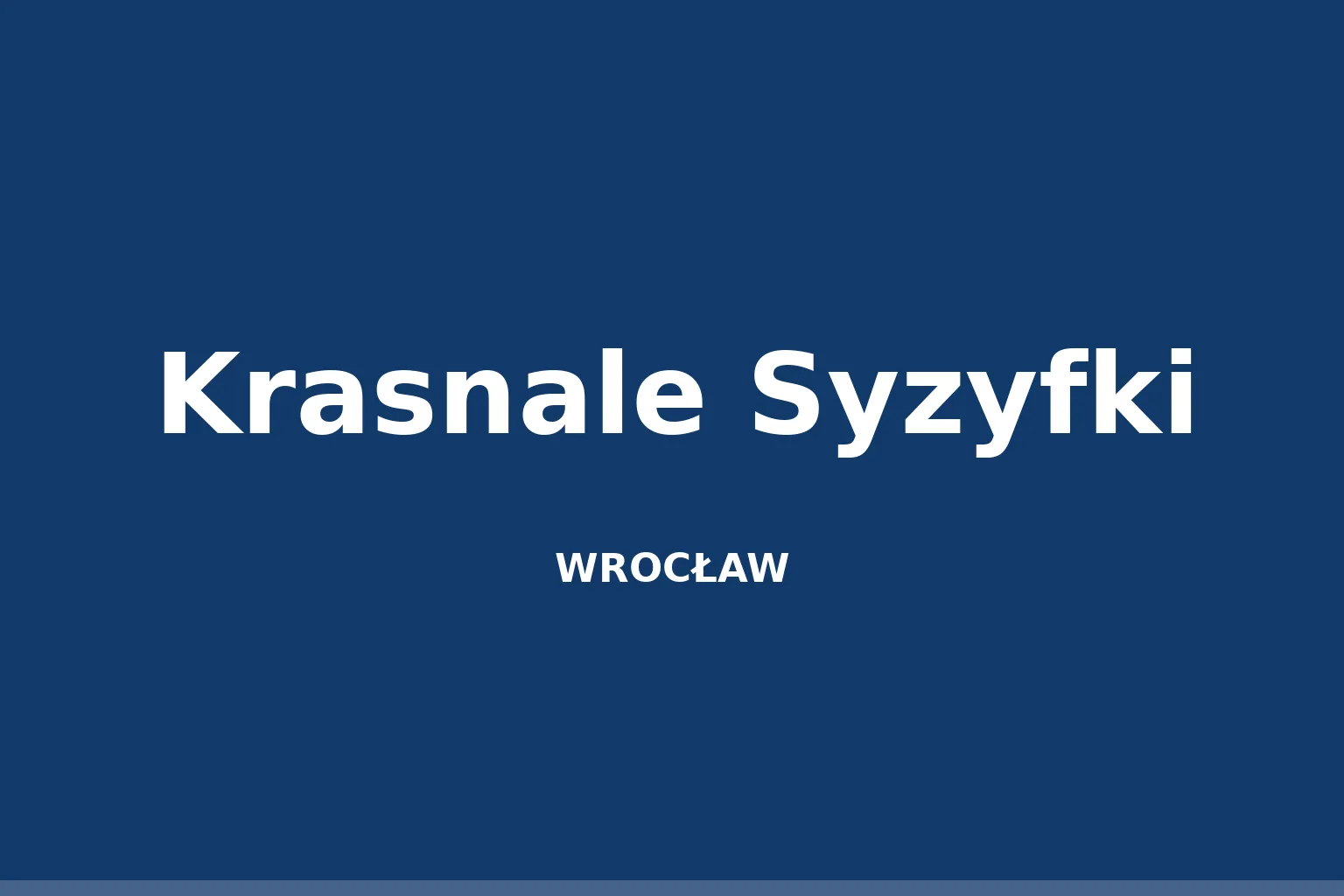 Krasnale Syzyfki