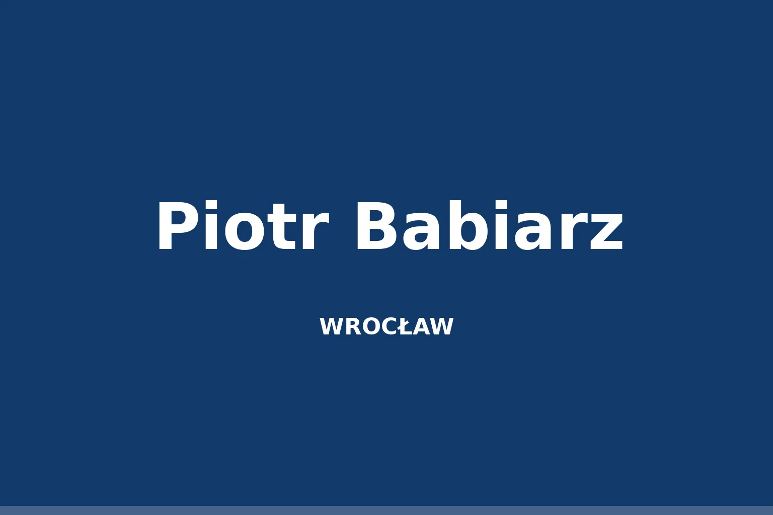 Piotr Babiarz